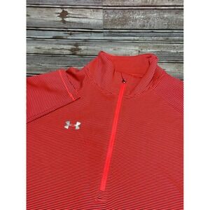 Under Armour Pullover Striped 1/4‎ Zip Athletic Size XL